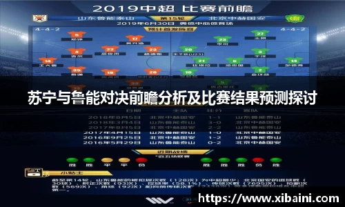 苏宁与鲁能对决前瞻分析及比赛结果预测探讨